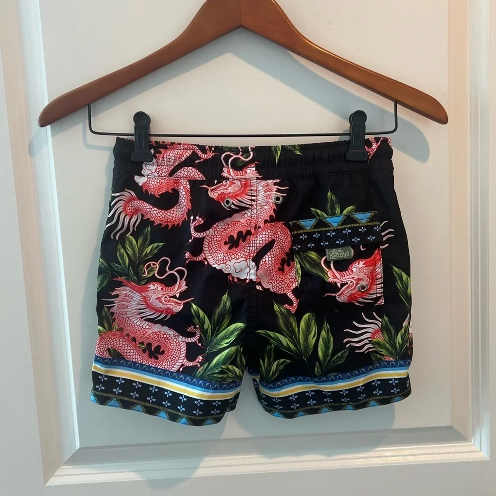 AGUA BENDITA BOYS SWIM SHORTS NICK VOILA NWT